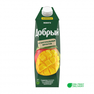 Напиток сокосодержащий Добрый из манго 1л Tetra Pak Россия