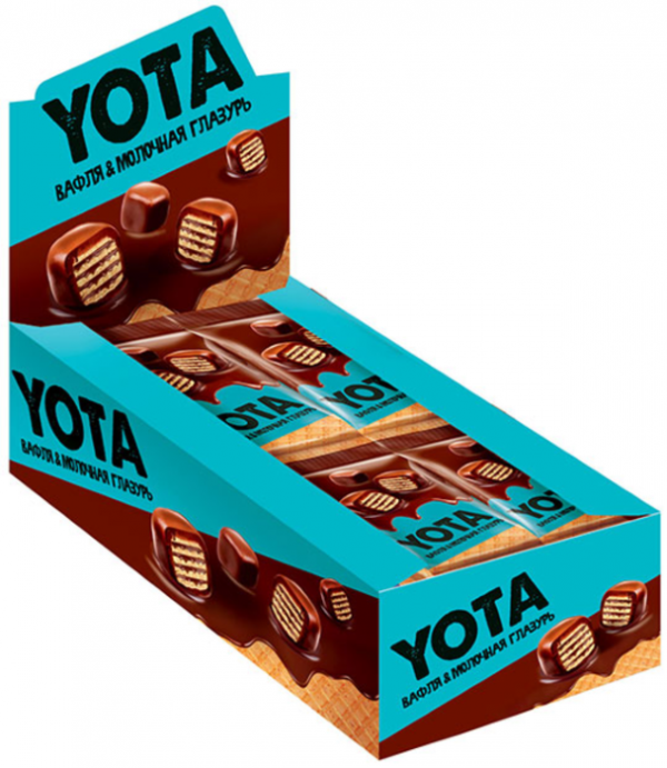 «Yota», драже вафля в молочно-шоколадной глазури, 40 г