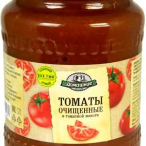 «Домашние заготовки», томаты очищенные в томатной мякоти, 680 г