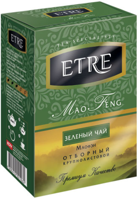 «ETRE», mao Feng чай зеленый крупнолистовой, 100 г