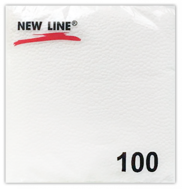 Салфетки бумажные «Новая линия» однослойные, 100 шт