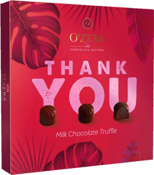 «OZera», thank you трюфель в молочном шоколаде, 140 г