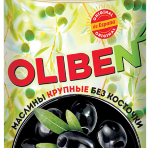 «OLIBEN», маслины крупные без косточки, 270 г