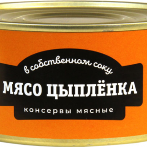 Мясо цыпленка в собственном соку ГОСТ, 325 г