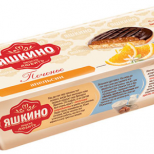«Яшкино», печенье «Апельсин», сдобное, 137 г