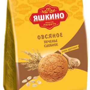 «Яшкино», печенье «Овсяночка», сдобное, 350 г