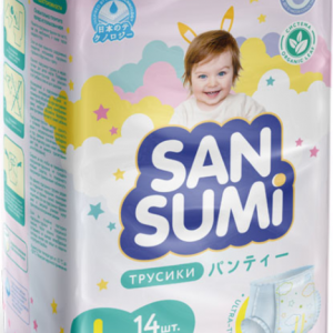 Трусики-подгузники, размер L (9-14 kg) «Sansumi», 548 г