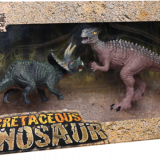 Игровой набор «Динозавры» Трицератопс и пахицефалозавр/Велоцираптор и бронтозавр