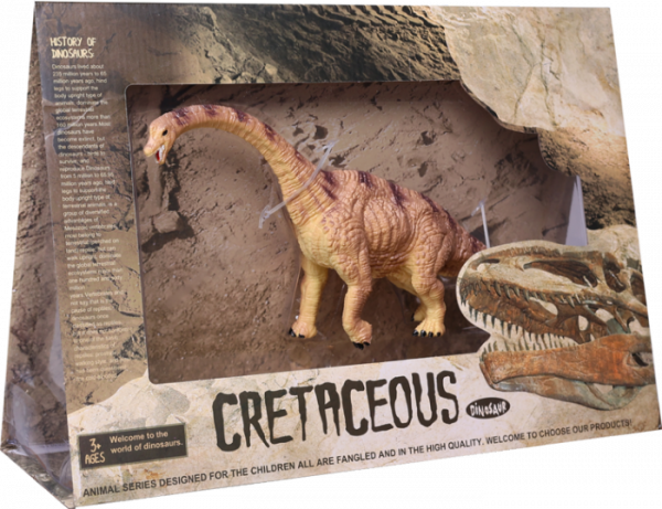 Игрушка «Динозавр» Бронтозавр/Трицератопс, большие (видео)