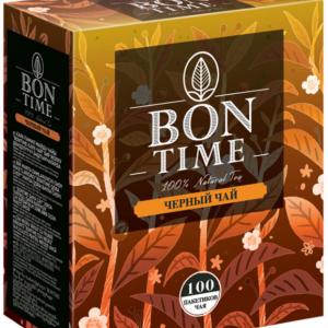 «Bontime», bontime чай черный, 100 пакетиков, 200 г