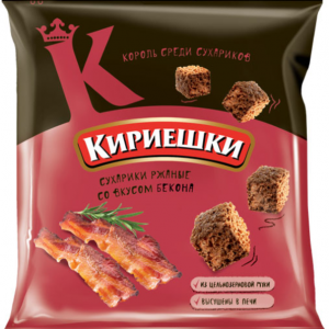 «Кириешки», сухарики со вкусом бекона, 40 г