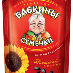 «Бабкины семечки», семечки отборные, жареные, 500 г