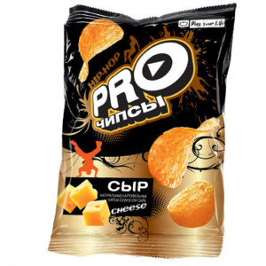 «PRO-Чипсы», чипсы со вкусом сыра, произведены из свежего картофеля, 150 г