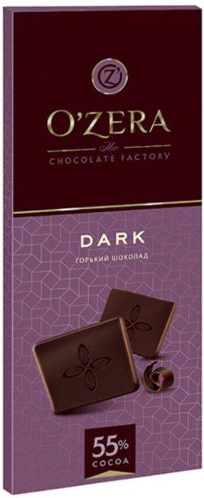 «OZera», шоколад горький Dark, 90 г