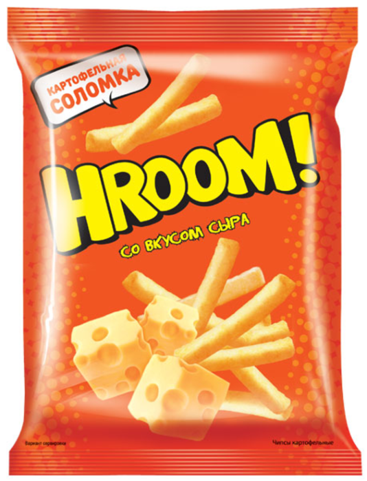 «Hroom», чипсы со вкусом сыра, 50 г