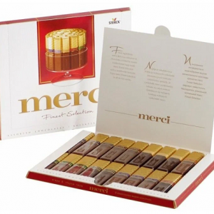 MERCI Конфеты шоколадные ассорти 250г