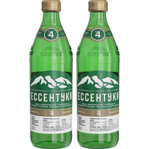 Вода минеральная Ессентуки «№ 4», газированная, стекло, 0,45 л — купить в Красноярске