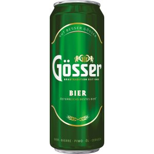Пиво светлое Gosser, 4,7%, ж/б, 0,43 л — купить в Красноярске