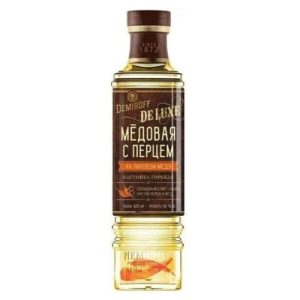 Настойка горькая Demiroff «De Luxe | Медовая с перцем на липовом меду», 40%, 0,5 л