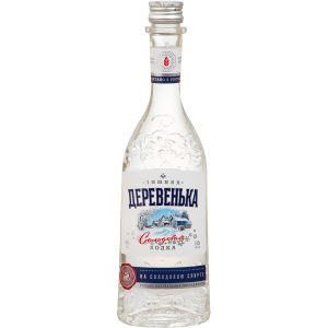 Водка Зимняя деревенька "Солодовая на спирте Альфа", 40%, 0,25 л