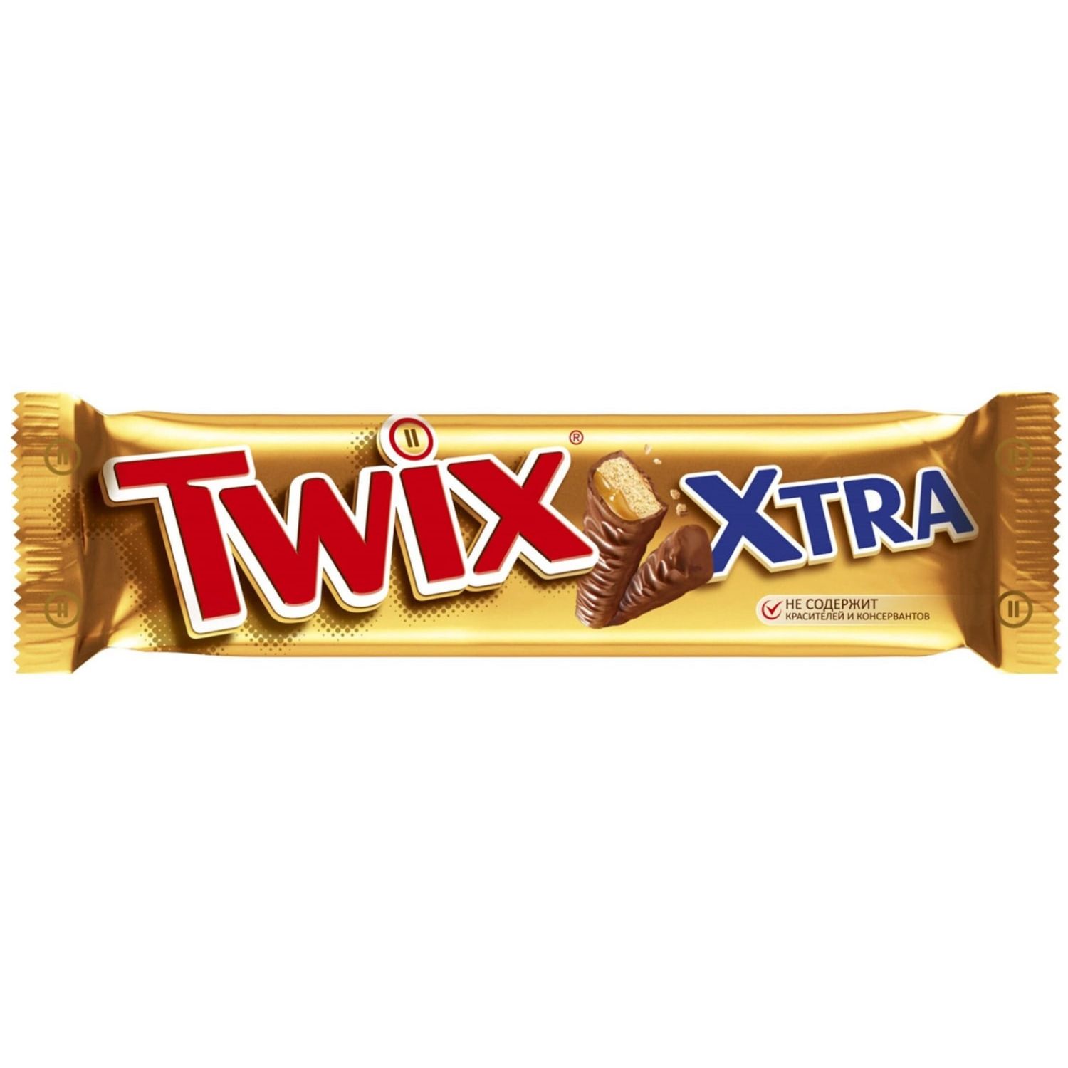 40acd79eb7d9dc183878d494e570fc70.jpg Шоколадный батончик Twix "Хtra", с печеньем и карамелью, 82 г