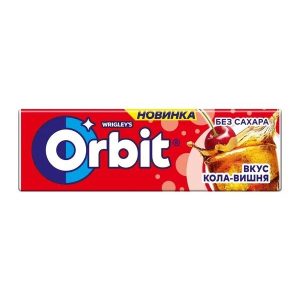Жевательная резинка Orbit «Кола-Вишня», без сахара, 13,6 г — купить в Красноярске