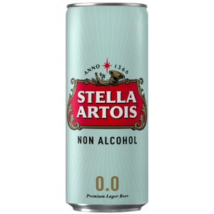 Пиво светлое безалкогольное Stella Artois, пастеризованное, 0,0%, ж/б, 0,33 л — купить в Красноярске