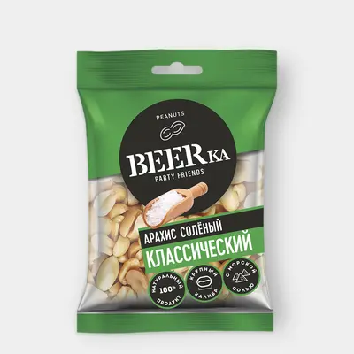 «Beerka», арахис жареный, солёный, 90 г «Beerka», арахис жареный, солёный, 90 г — купить в Красноярске