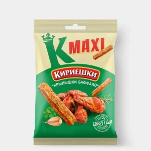 «Кириешки Maxi», сухарики со вкусом крылышек Баффало, 60 г — купить в Красноярске