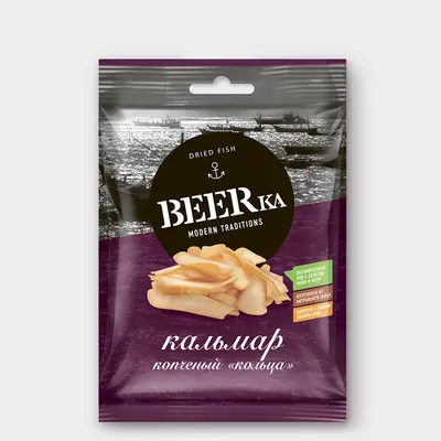 «Beerka», кольца кальмара копчёные, 18 г «Beerka», кольца кальмара копчёные, 18 г — купить в Красноярске