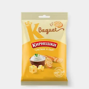 «Кириешки Baguet», сухарики со вкусом сметаны и сыра, 50 г — купить в Красноярске