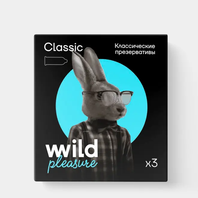 54604.webp Презервативы латексные Classic, 3 шт «Wild Pleasure», 13,4 г