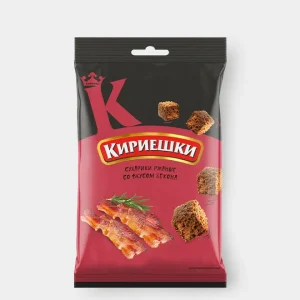 «Кириешки», сухарики со вкусом бекона, 100 г — купить в Красноярске