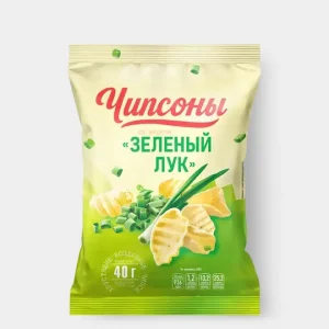 «Чипсоны», чипсы со вкусом зелёного лука, 40 г — купить в Красноярске