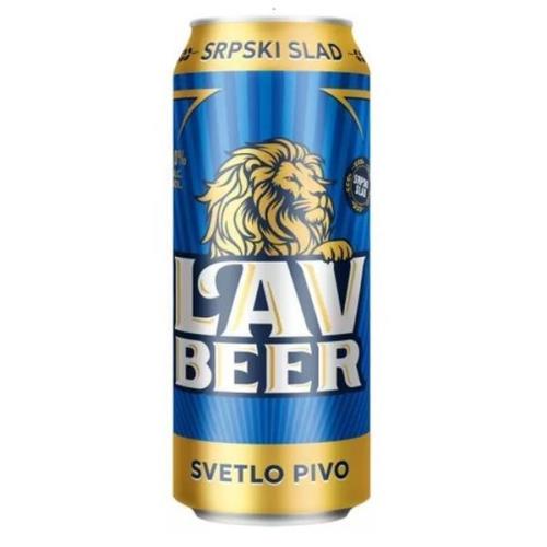 5ducfvbkfk97rzieodlg4x204lll9mui.jpg Пиво светлое LAVBEER, фильтрованное, пастеризованное, 5%, ж/б, 0,45 л