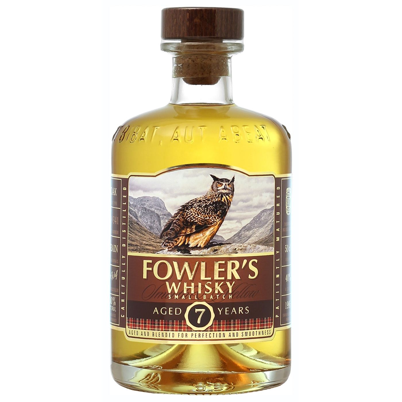 6ec0eebdcc9d077951a95a119cf10ed2.jpg Виски зерновой Fowler's, 7 лет выдержки, 40%, 0,5 л