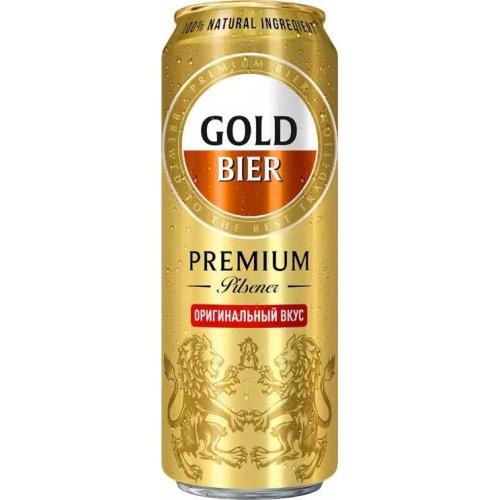 6fiqqhcgmpnoa5wwwsi0al7lk0g3h9tv.jpg Пиво светлое Gold Bier "Premium Pilsener", фильтрованное, пастеризованное, 4,8%, ж/б, 0,43 л