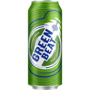 Пиво светлое GREENBEAT, фильтрованное, пастеризованное, 4,6%, ж/б, 0,45 л — купить в Красноярске