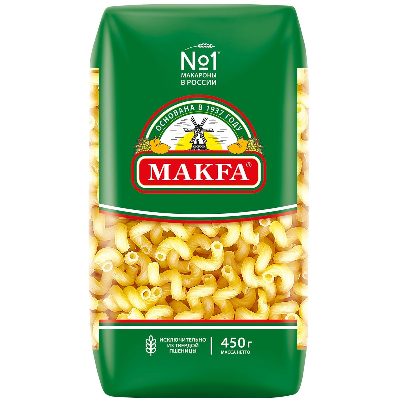 be8e58f5eb9d83764f51a16556213aa7.jpg Макаронные изделия Makfa "Витки", 450 г