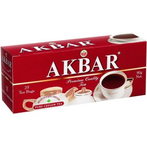 Чай черный Akbar «Красно-белая серия», 25 пакетиков — купить в Красноярске