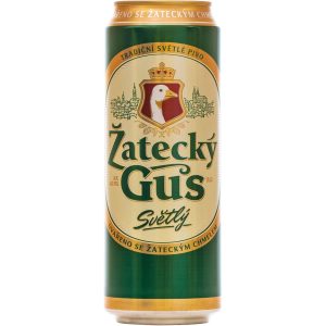 Пиво светлое Zatecky Gus, пастеризованное, 4,6%, ж/б, 0,45 л — купить в Красноярске