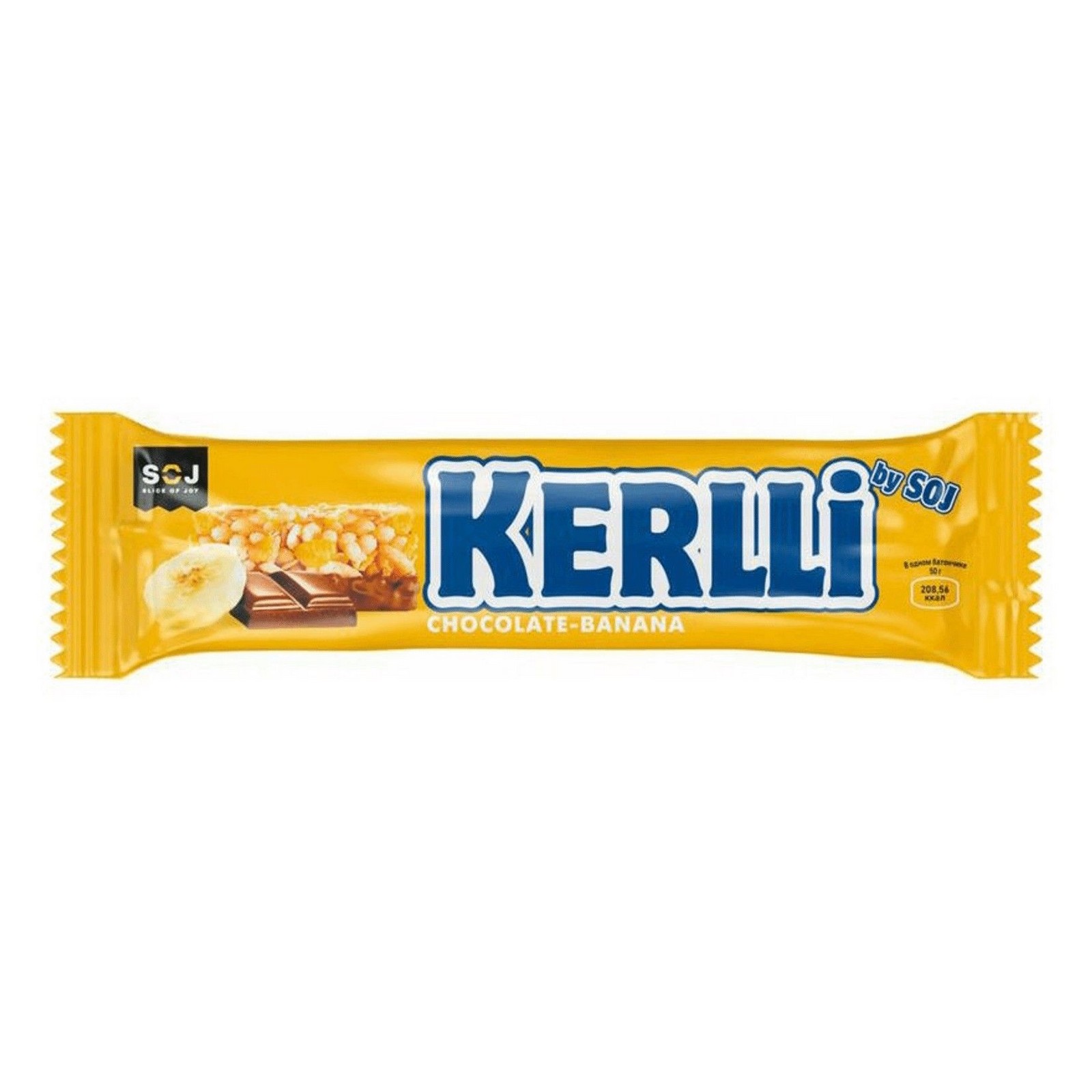 e1ea673eb05444d644a602b8eb23e9fd.jpg Батончик мультизлаковый SOJ "Kernel", с бананом, в молочном шоколаде, 50 г