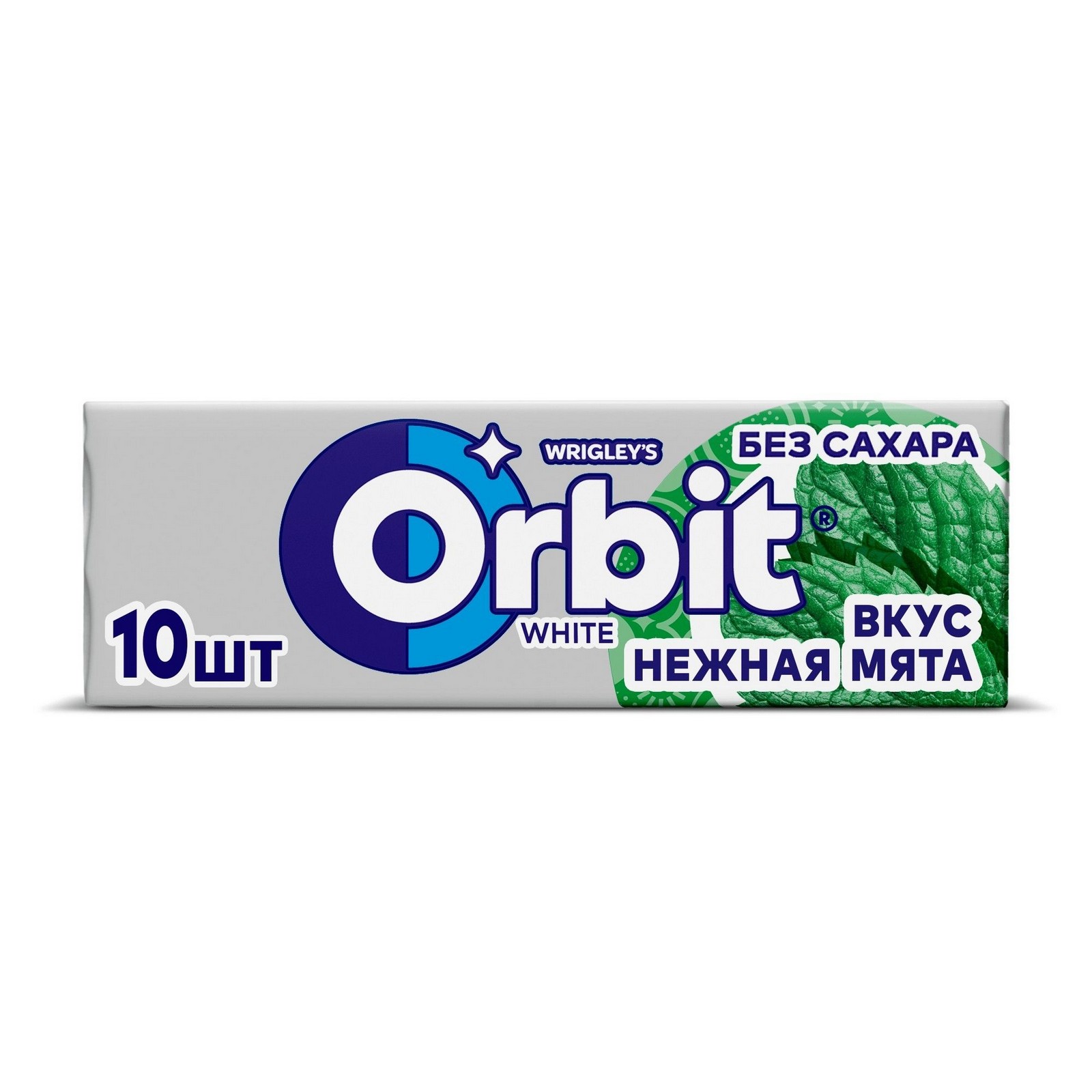 ggd8wiy10lj8e0vb917ev9vz5pucici1.jpg Жевательная резинка Orbit "White | Нежная мята", без сахара, 13,6 г