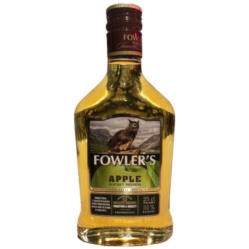 i9iv7vvwefcek645f5vkfvscb0bco0ss.jpg Настойка полусладкая Fowler's "Яблочный Осенний Виски", 35%, 0,25 л