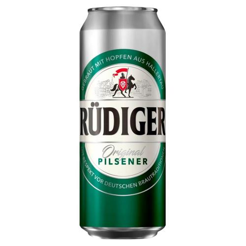 jpbcy171qc6alcyxd8eb5rm0ay8axfku.jpg Пиво светлое RUDIGER "Original Pilsener", фильтрованное, 4,5%, ж/б, 450 мл