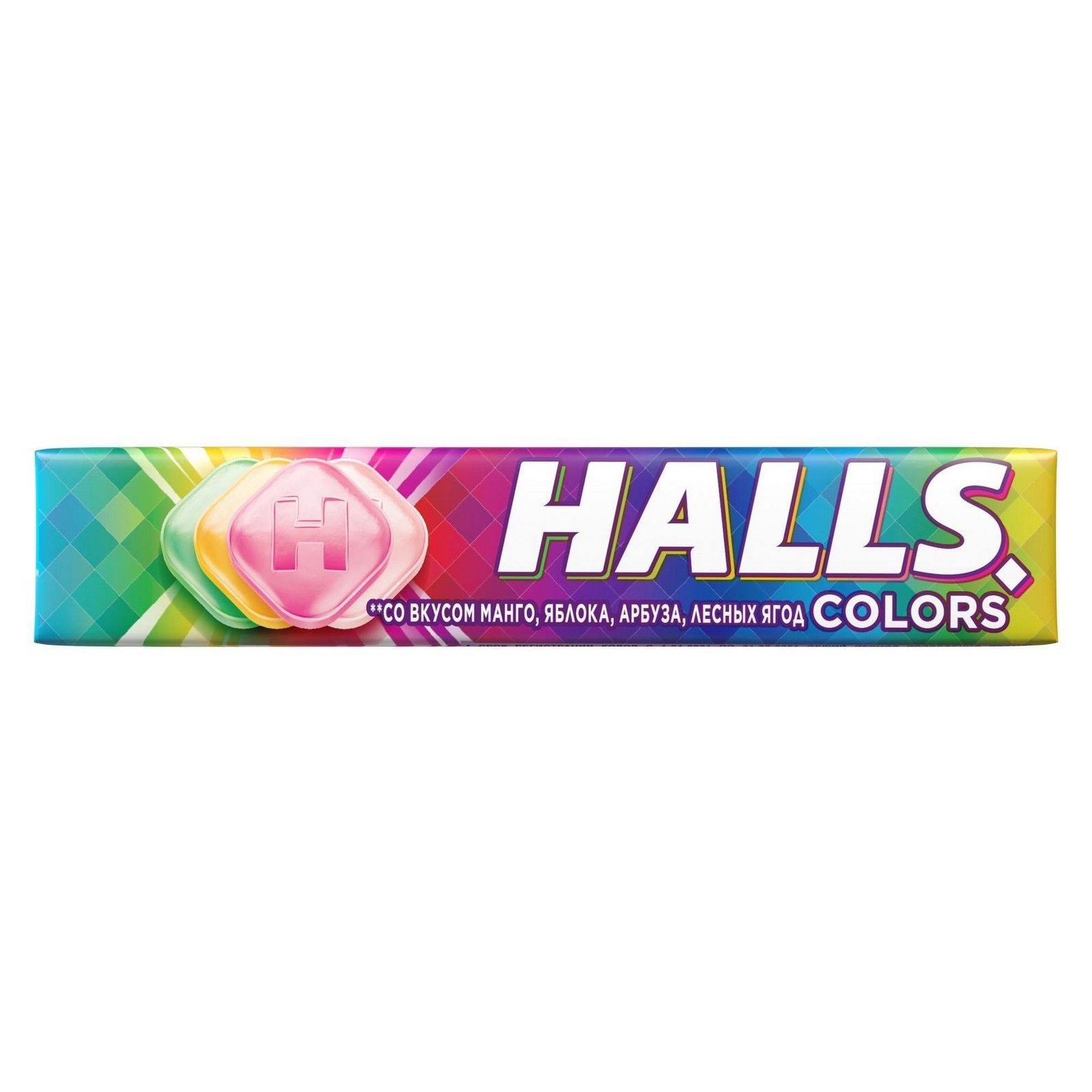k16u6f74kzwkzjv2zsda7d0rex18reke.jpg Леденцы освежающие Halls "Colors | Ассорти", 25 г