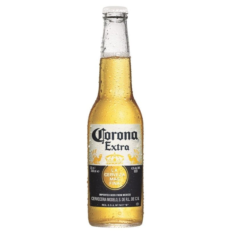 milop38ubqq76o310t7li469cg1q8cx4.jpg Напиток пивной светлый Corona "Extra", фильтрованный, пастеризованный, 4,5%, стекло, 0,33 л