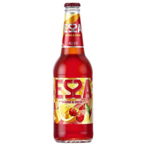 nnfz362vt30xty12u2mruz6ek0kg2k3h.jpg Напиток пивной Essa "Orange & Cherry | Апельсин-Вишня", 6,5%, пастеризованный, стекло, 0,4 л