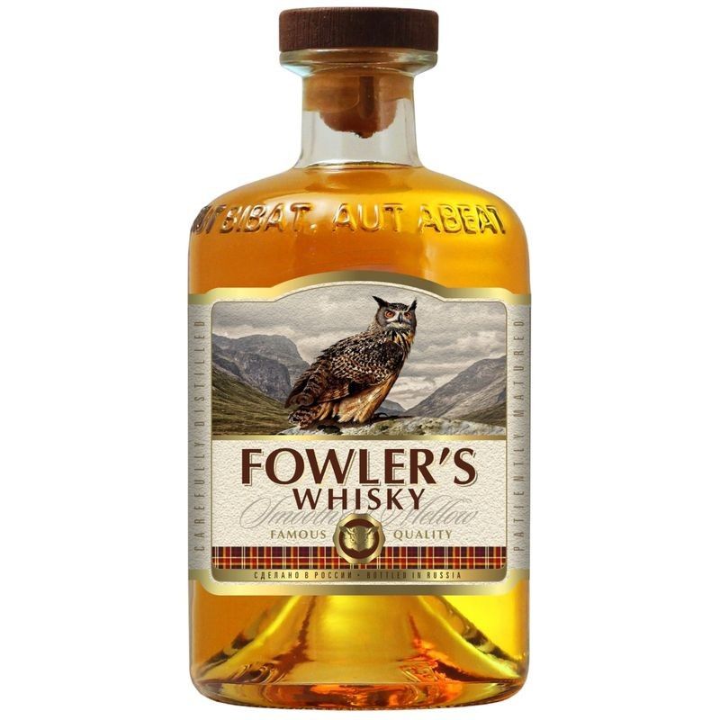 ona9a6gevukhxd0vr3yq2d09lf3my2ac.jpg Виски российский Fowler's, зерновой, ординарный, 40%, 500 мл
