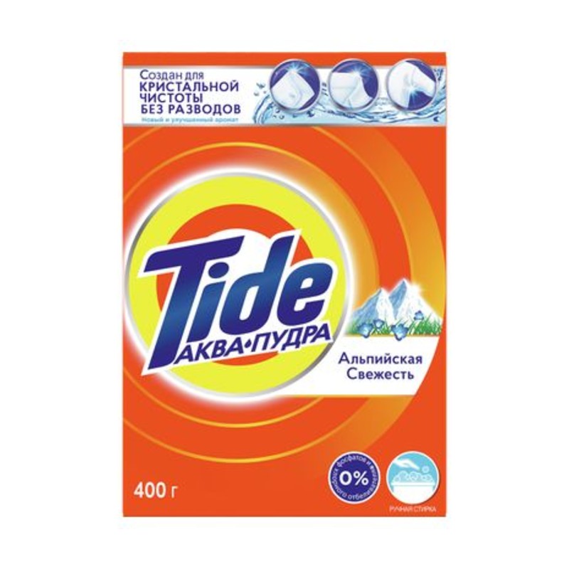 prod-11341-800 Стиральный порошок Tide Альпийская свежесть Аква-пудра, 400г